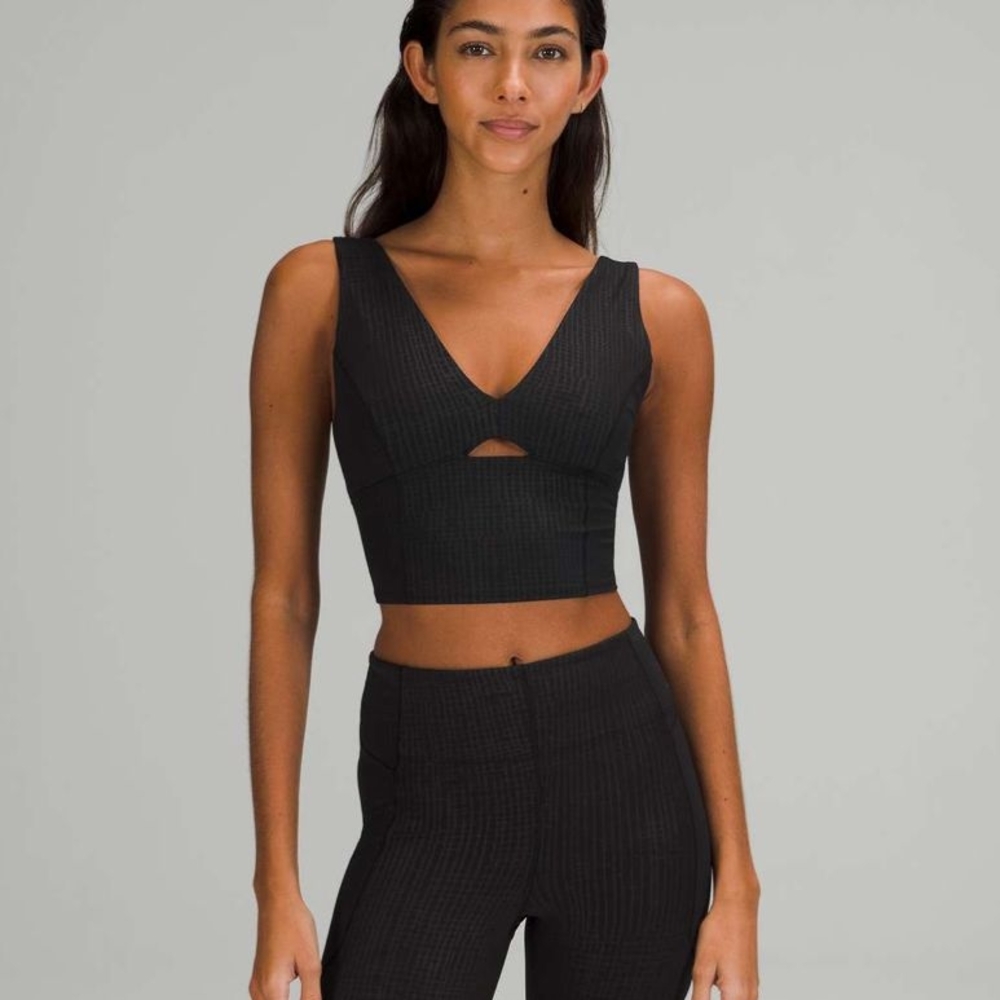 Lululemon Lab Studio Crop Tank Black